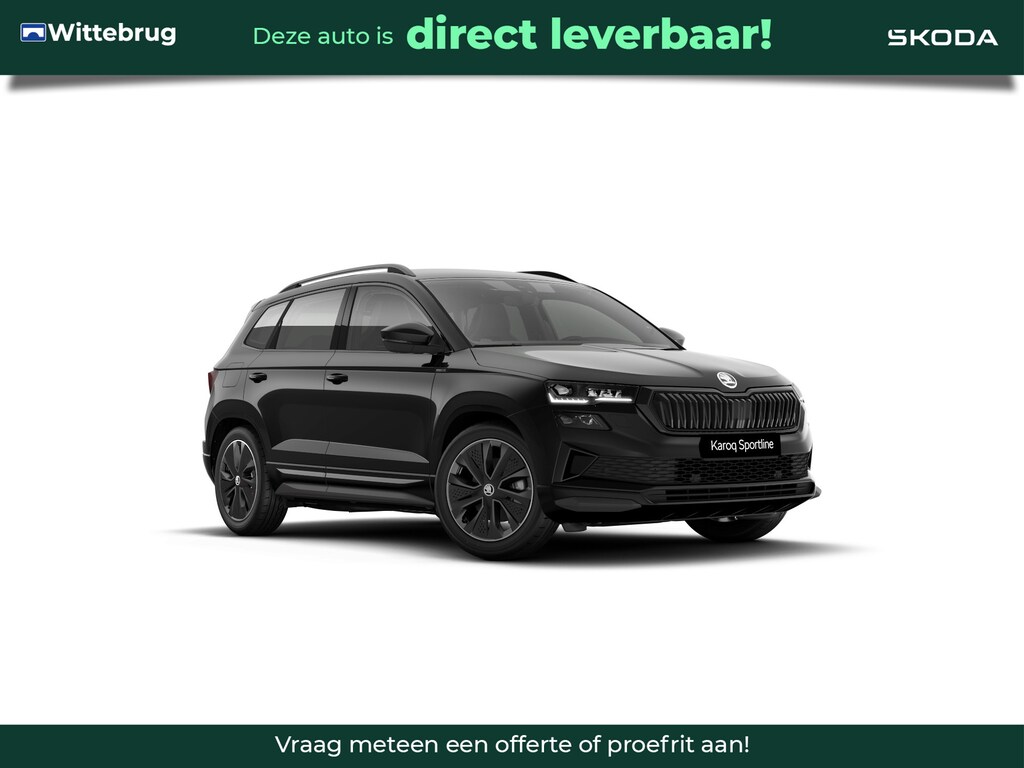 Skoda Karoq 1.5 TSI ACT Sportline Business Ultimate / Interieur 'Sportline Lounge', sportstoelen/ Virtual Pedal/  SKODA Sound System