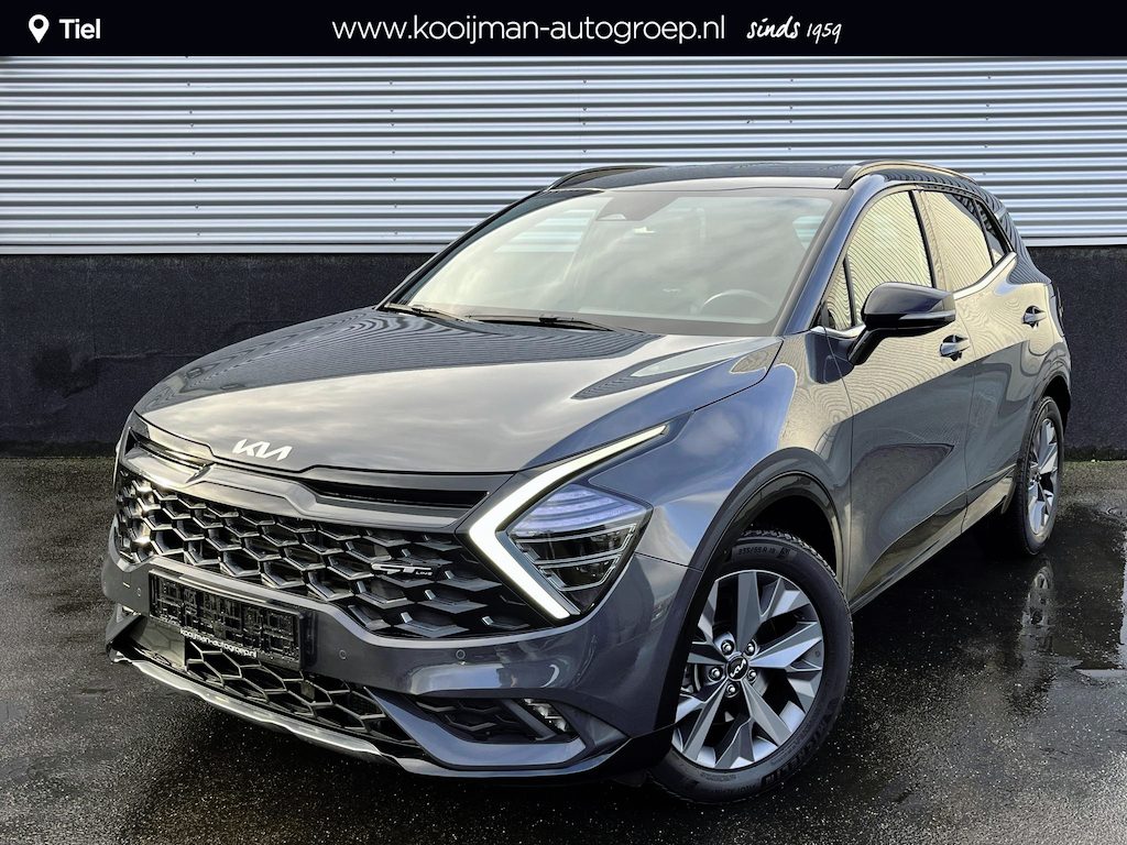 Kia Sportage 1.6 T-GDi Hybrid GT-Line Stoel- & stuurverwarming, keyless, Leder/Alcantara, PDC v&a, Elek. Achterklep