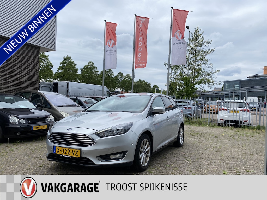 Ford Focus Wagon 1.0 ST-Line,APK T/M 30-08-2026,Navigatie,Achteruitrijcamera,Spraakbediening,Keyless,Stoel&Stuurverwarming,Climatecontrol,V&A Sensoren,16 Inch lmv