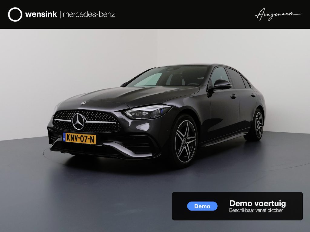 Mercedes-Benz C-klasse 300e Business Solution AMG | Night | Digital light | Panoramaschuifdak  | Stoelverwarming | Dodehoekassistent | Trekhaak |