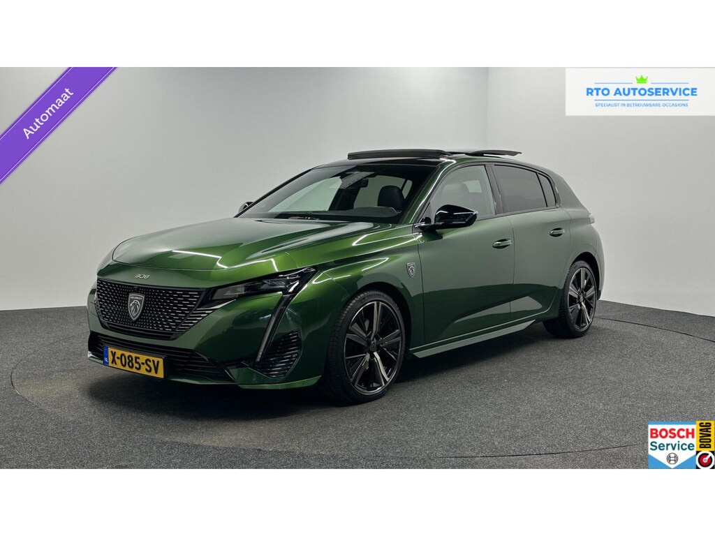 Peugeot 308 1.5 BlueHDi Allure Pack Business LEER PANO CAMERA ECC CRUISE CARPLAY NAVI.
