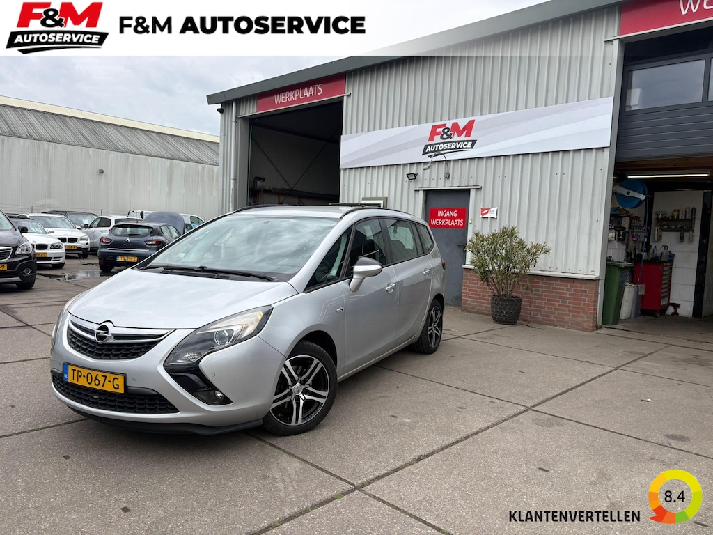 Opel Zafira Tourer 1.4 Edition 7p. Clima, stoel-stuur verwarming, fietsendrager