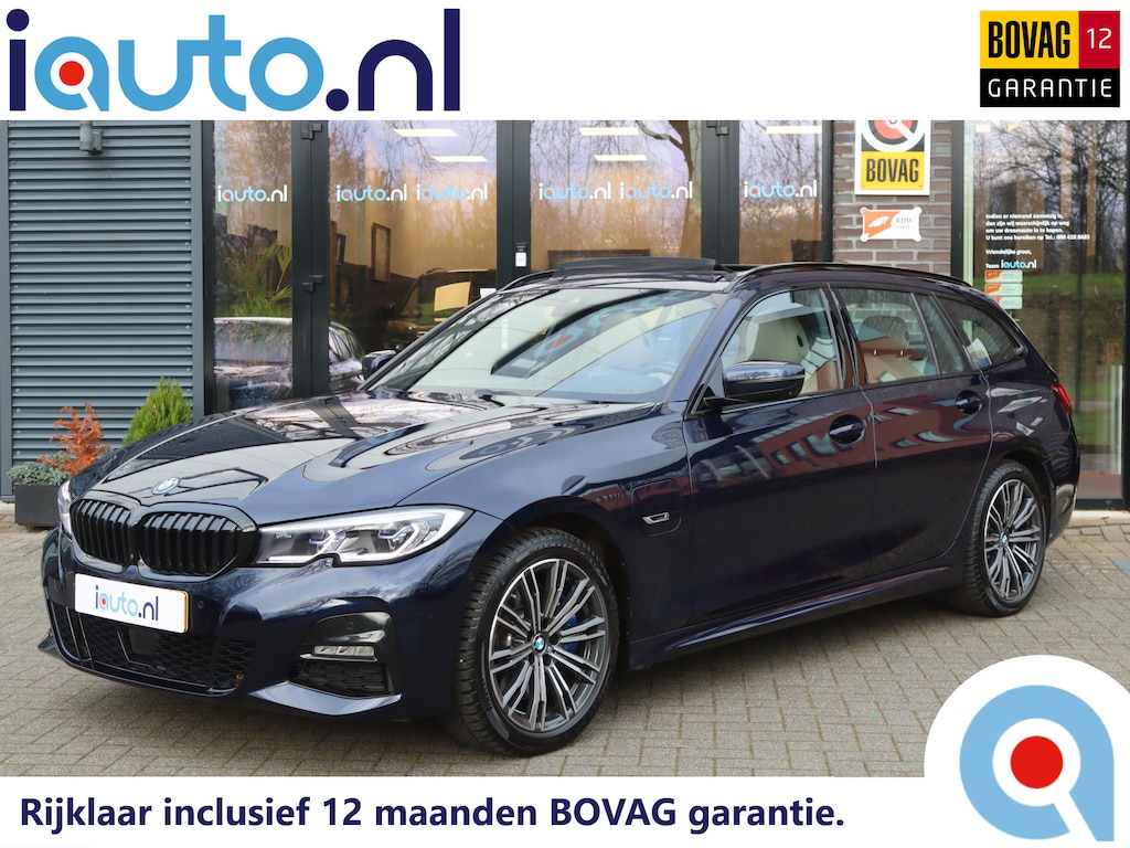 BMW 3-Serie Touring 330e M-Sport Shadow Line Pano/Laser LED/Leder/360/Keyless/Headup/ACC/Dodehoek