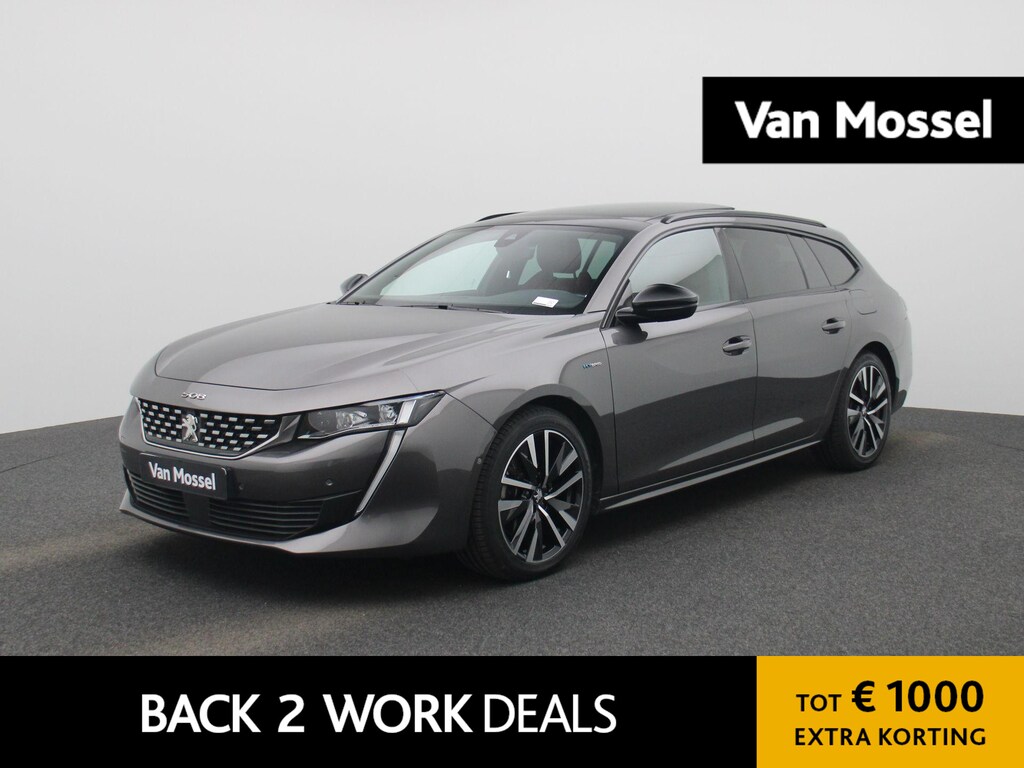 Peugeot 508 SW 1.6 Hybrid 225 e-EAT8 GT | PANORAMADAK | ACHTERUITRIJCAMERA | ELEKTRISCHE KOFFERKLEP | LEDEREN BEKLEDING | STOELVERWARMING |