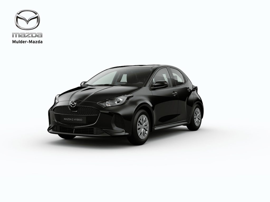 Mazda 2 Hybrid 116 Prime-Line | 15-inch stalen velgen met wielcover, Silver | Achteruitrijcamera | Bandenspanningwaarschuwingssysteem