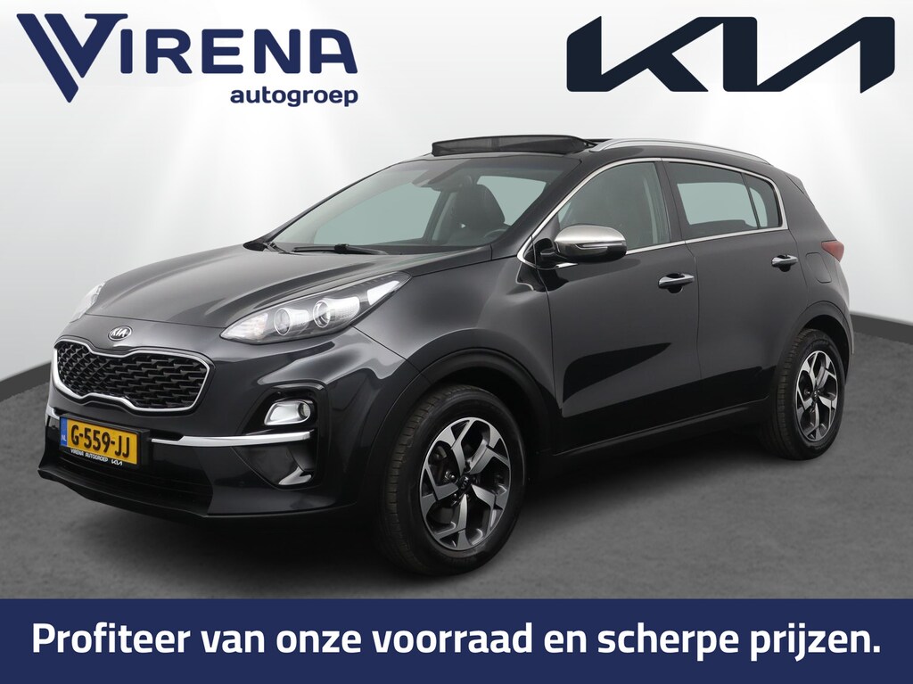 Kia Sportage 1.6 T-GDI DynamicPlusLine Automaat - Schuif-/kanteldak - Trekhaak - Keyless - Stoelverwarming - Apple CarPlay/Android Auto - Fabrieksgarantie tot 10-2026