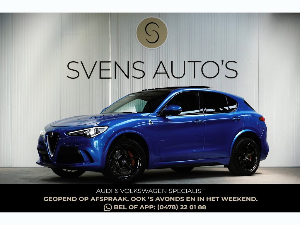 Alfa Romeo Stelvio 2.9 V6 AWD Quadrifoglio Panodak|Carbon|H&K|ACC|Keyless