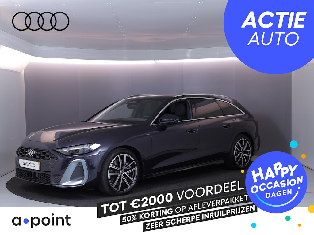 Audi A5 Avant 2.0 e-hybrid quattro S edition 299 pk S-tronic | Private lease vanaf €893,- | SOH 98%| Parkeersensoren (Park assist) | Rondomzicht camera | Matrix LED koplampen | Stoelverwarming | S-Line |
