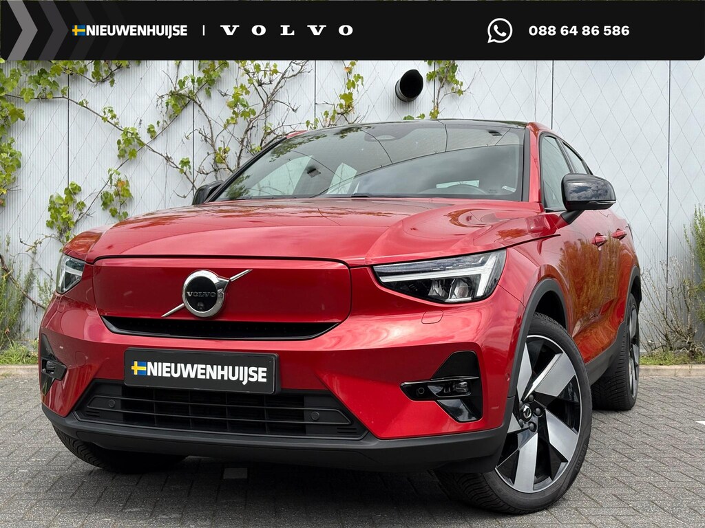 Volvo C40 Recharge Ultimate 69 kWh | Adaptieve Cruise Control | Panoramadak | 20" Velgen | 360° Parkeercamera | Stoel-/Stuurverwarming | Standkachel | Dodehoek Detectie | Warmtepomp |
