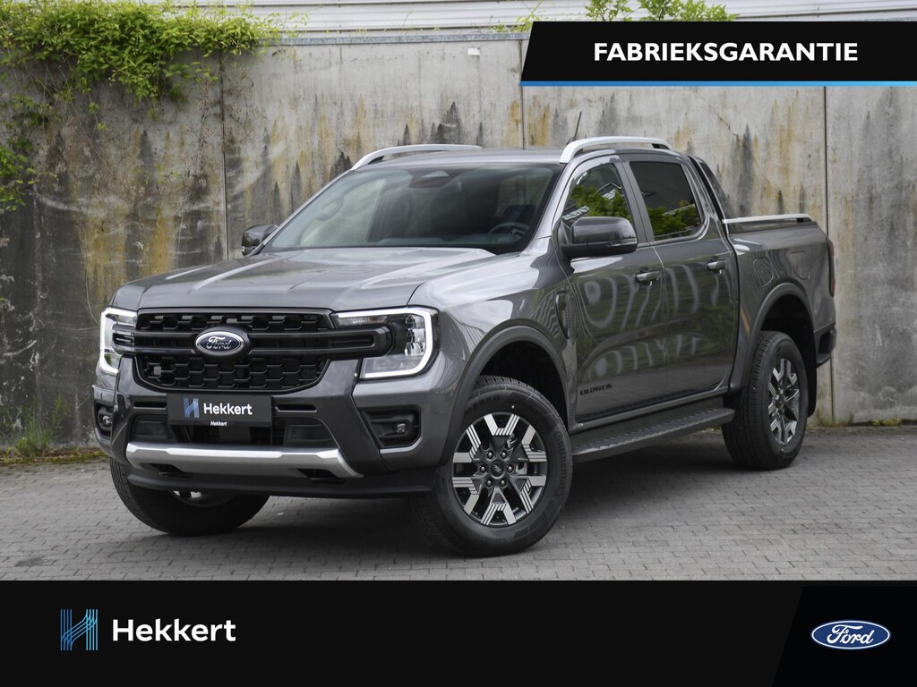 Ford Ranger Wildtrak DC 2.3 PHEV 279pk Automaat POWER ROLLERTOP | ADAPT. CC | PDC + CAM. | DODE HOEK | 18''LM