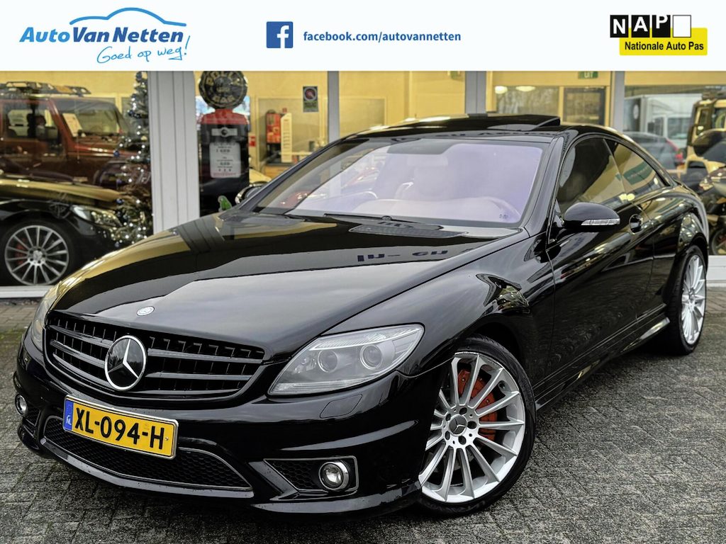 Mercedes-Benz CL AMG 63, 6.3 V8 525pk, Leder,Xenon,Clima,20"inch,