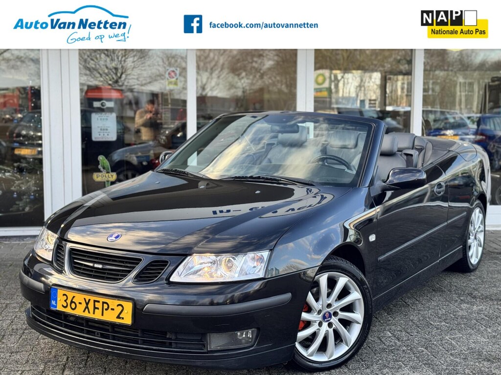 Saab 9-3 Cabrio 1.8T 150pk Vector,Leder,Xenon,Clima,Lmv,