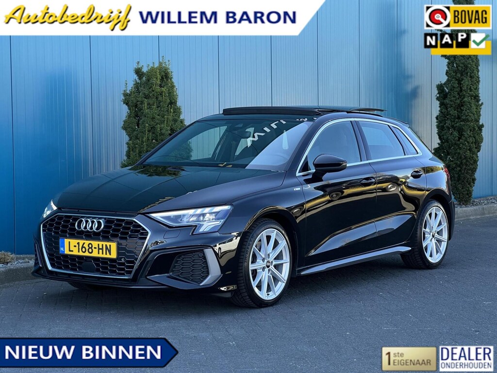 Audi A3 Sportback 30 TFSI S edition PANO | CARPLAY/ANDROID | CRUISE | DIGI.DASHB | NAV | LED | PDC | 18'LMV