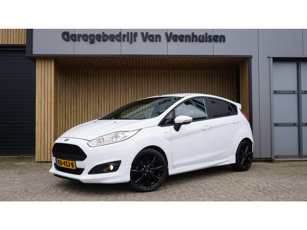 Ford Fiesta 1.0 101pk EcoBoost ST Line 5Drs Navi Clima Cruise Control Grote Spoiler 87313km! NL Auto!