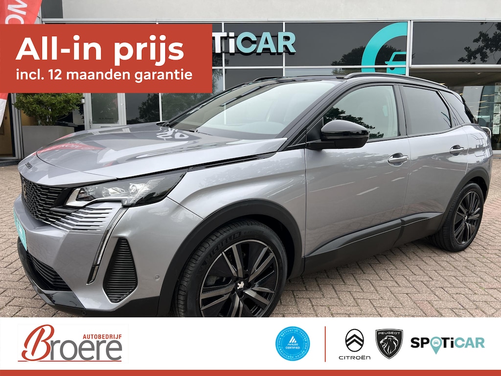 Peugeot 3008 1.6 HYbrid 225 GT Black Pack Automaat | Panoramadak, SOH 98%