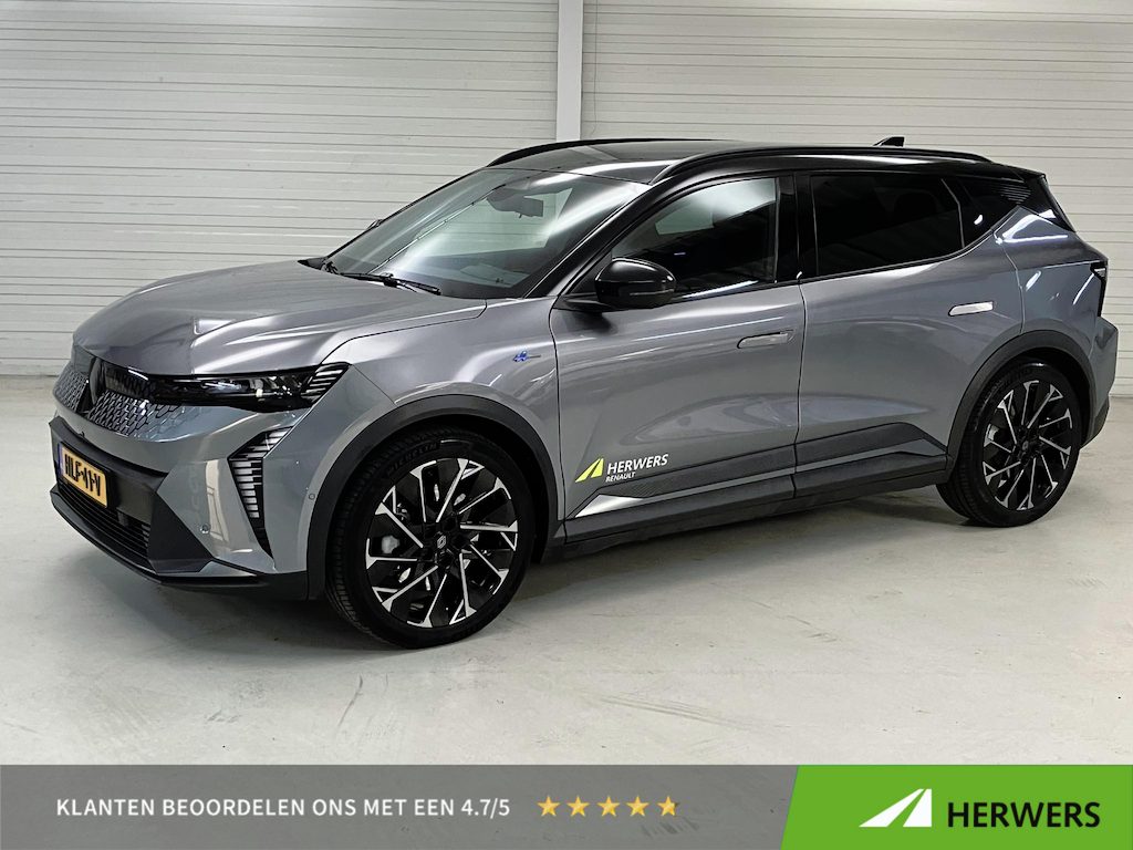 Renault Scenic E-Tech EV87 long range esprit Alpine / 625 km WLTP / Demonstratieauto / Panoramadak / Harman & Kardon Audio / Google Maps Navigatie / 360 Graden Camera / Sportstoelen / Elektrisch Verstelbare Stoelen / Stoel- en Stuurverwarming /