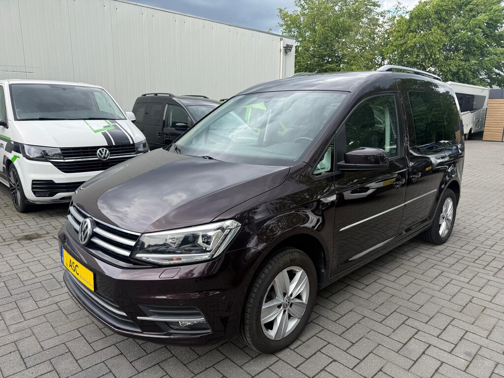 Volkswagen Caddy 1.4 TSI 125pk HIGHLINE Rolstoelauto - XXL Bodemverlaging - Alle opties - 1e Eigenaar - Rolstoelvervoer