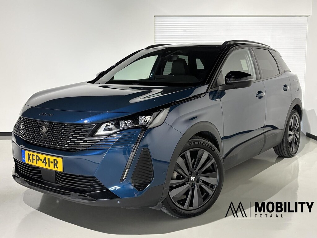 Peugeot 3008 1.6 PHEV HYbrid 225 GT|Black Pack|19''|360 CAM|FOCAL|Carplay|Navi|PDC|ACC|Side assist|Lane Assist|