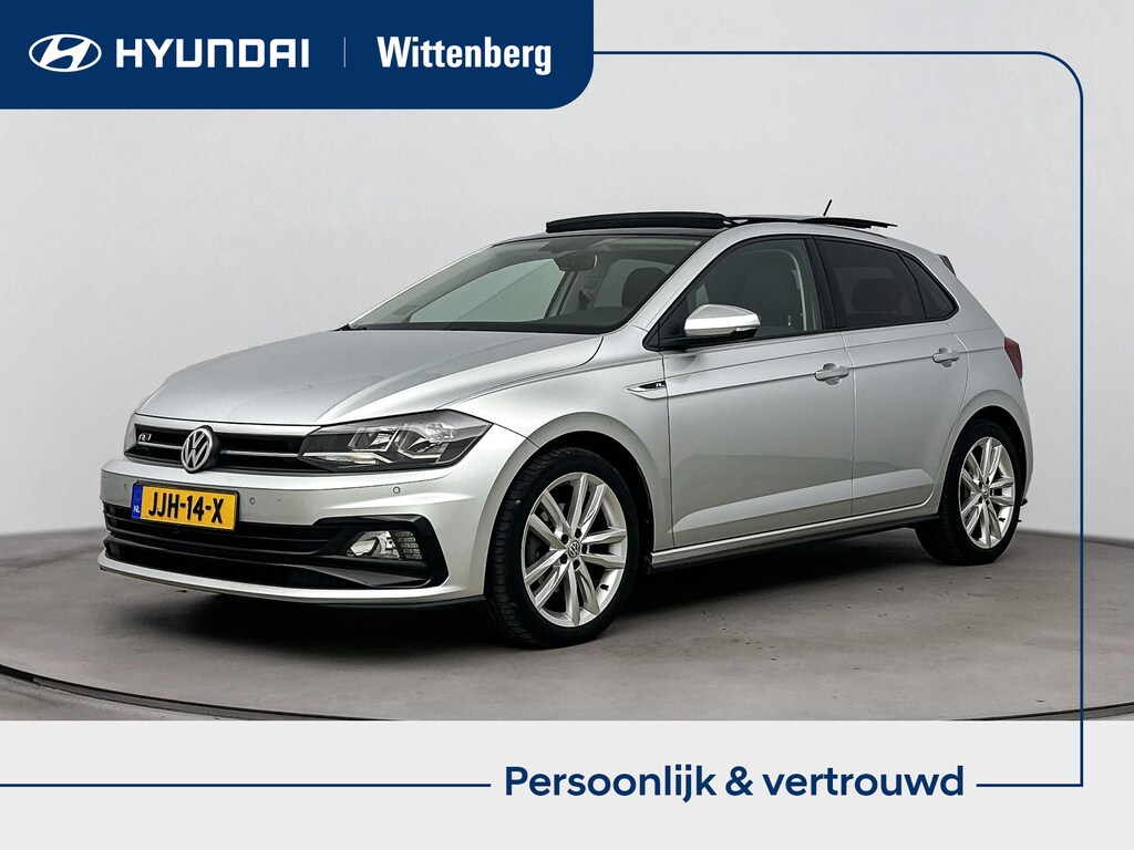 Volkswagen Polo 1.0 TSI HIGHLINE BUSINESS R | SUMMERDEAL! | UNIEK! | OPEN DAK | CLIMA | CRUISE ADAPT. | PDC VOOR & ACHTER | NAVI | 17'' LM VELGEN | STOELVERWARMING |