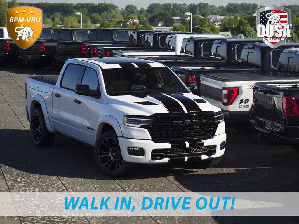 Dodge Pick-Up trucks | Grote voorraad BPM - VRIJ | Sinds 1988 dé specialist in Amerikaanse pick-ups Kom langs en maak een Proefrit in de vernieuwde RAM 1500 modellen