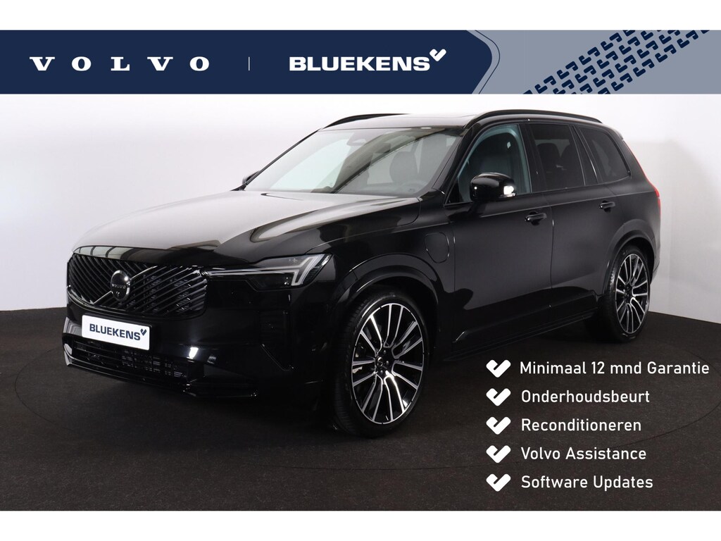 Volvo XC90 T8 Recharge AWD Ultra Dark Exec. Ed. - Luchtvering - Panorama/schuifdak - IntelliSafe Assist & Surround - 360º Camera - Bowers & Wilkins audio - Adaptieve LED koplampen - Verwarmde voorstoelen, stuur & achterbank - Parkeersensoren voor & achter - Elektr. bedienb. voorstoelen met geheugen - Head up display - Draadloze tel. lader - Extra getint glas - 22' LMV