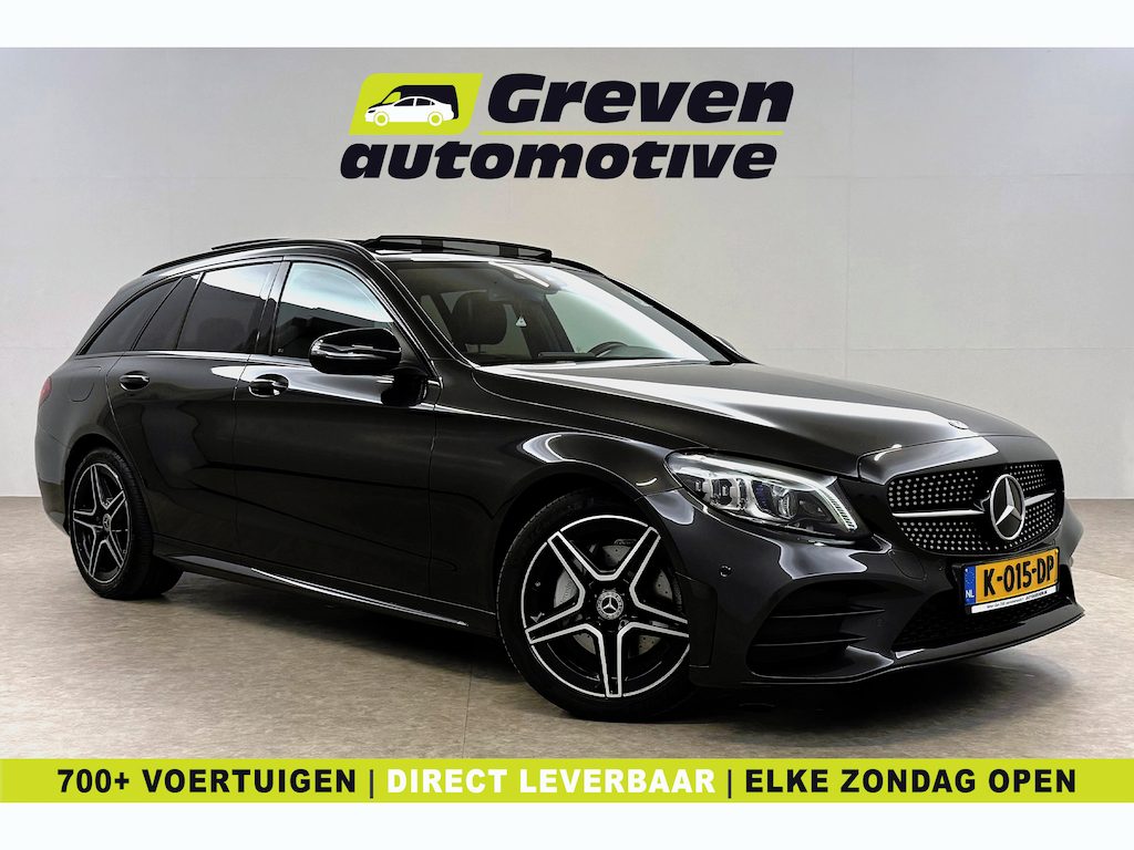 Mercedes-Benz C-klasse 200 AMG 184PK | Pano | 360° | Virtual | Sfeer | Carplay | Leder