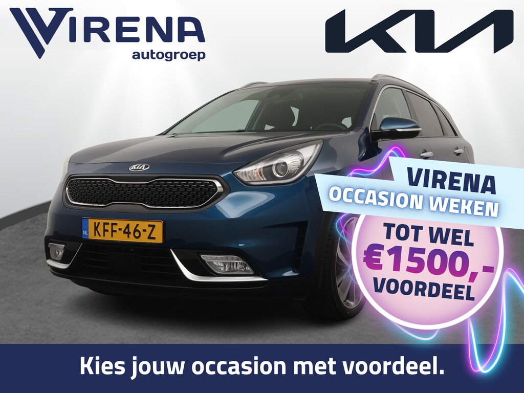 Kia Niro Hybrid 1.6 GDi Style Edition - Adaptief Cruise Control - Climate Control - Navigatie - Apple/Android Carplay - Virena Zekerheidspakket €895