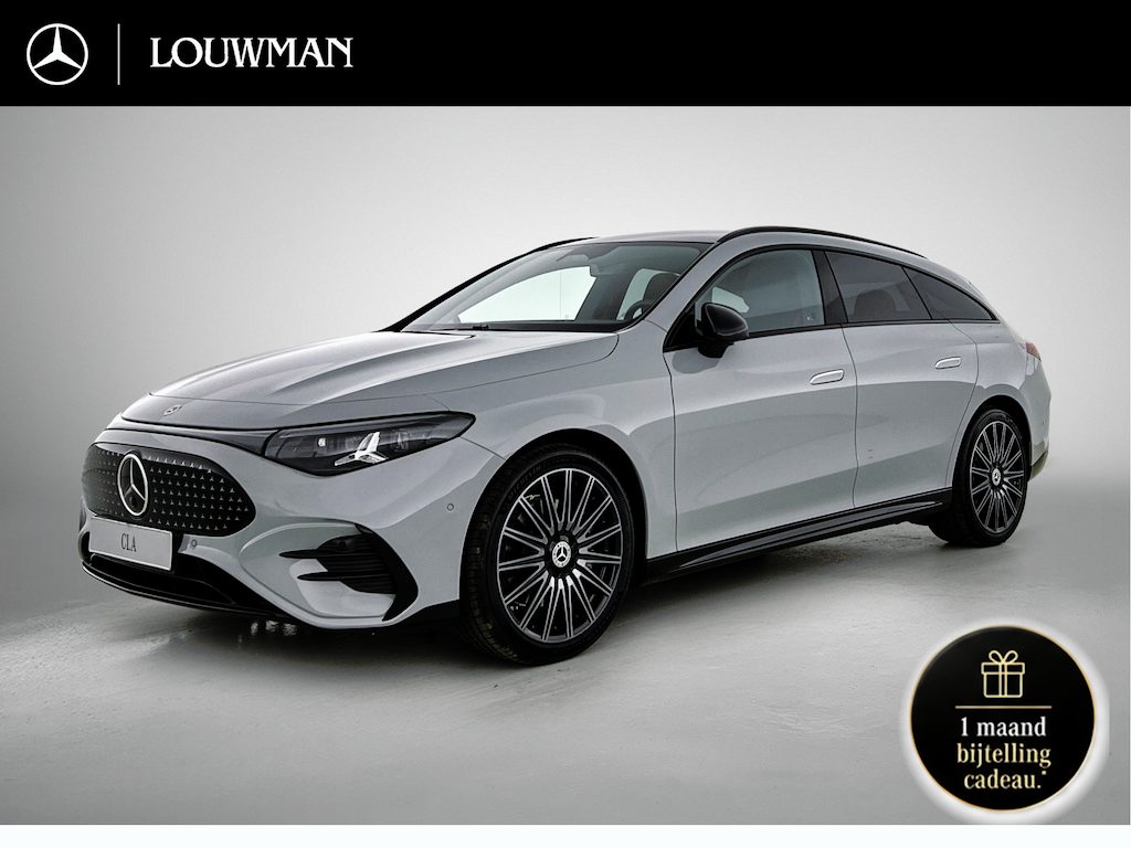 Mercedes-Benz CLA Shooting Brake 250+ Business Solution AMG 85 kWh | Plus Line | Premium pakket | Winterpakket | Sportstoelen | MULTIBEAM LED | Vast panoramadak | MBUX Virtuele Assistant | 19" vijfspaaks lichtmetalen AMG-velgen |