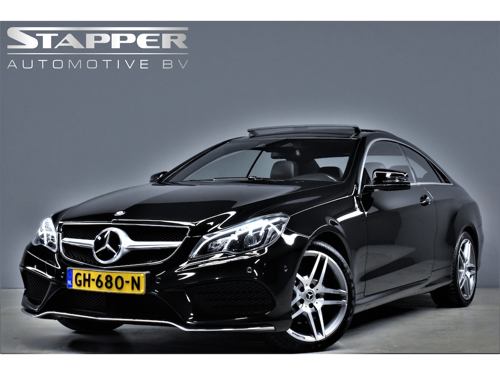 Mercedes-Benz E-klasse Coupé 200 184pk AMG-Pakket Org.NL Pano/Navi/Led/Leer/Adap.Cruise/Stoelverw./Pdc/Lmv18’’