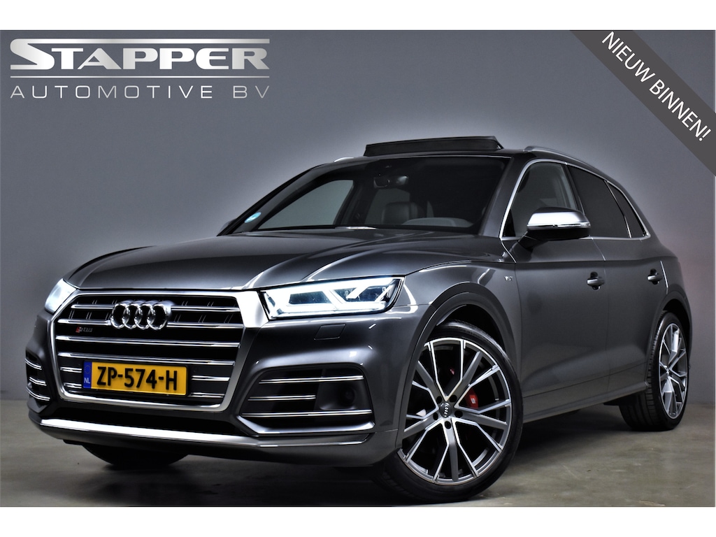 Audi Q5 3.0 TFSI SQ5 354pk Automaat Quattro Pano/B&O/RS Zetels/Luchtvering/Carplay/Camera/Trekhaak/Keyless/ACC/Lmv21"