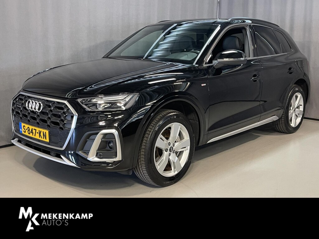 Audi Q5 55 TFSI e S edition Competition 19"/Sportstoelen/Stoelverwarming/Adaptieve cruise/Dodehoek/Camera/Apple Carplay & Android Auto