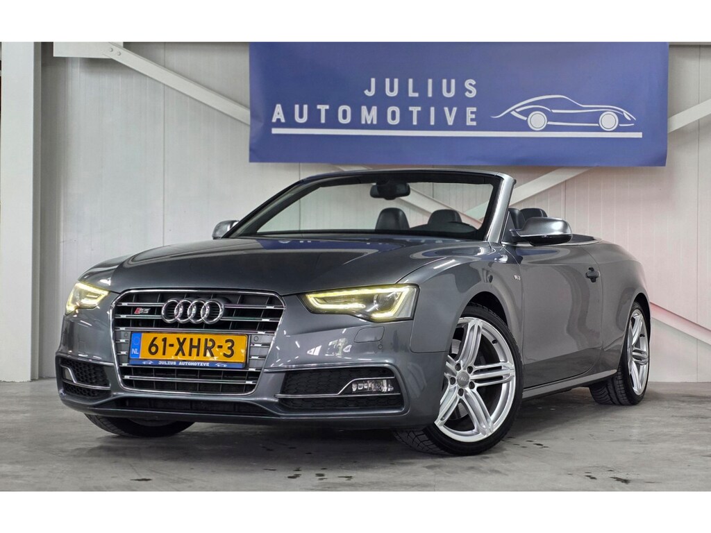 Audi S5 Cabriolet 3.0 TFSI S5 quattro Pro Line B&O SportDiff Kuipstoelen PDC Keyless Xenon Historie