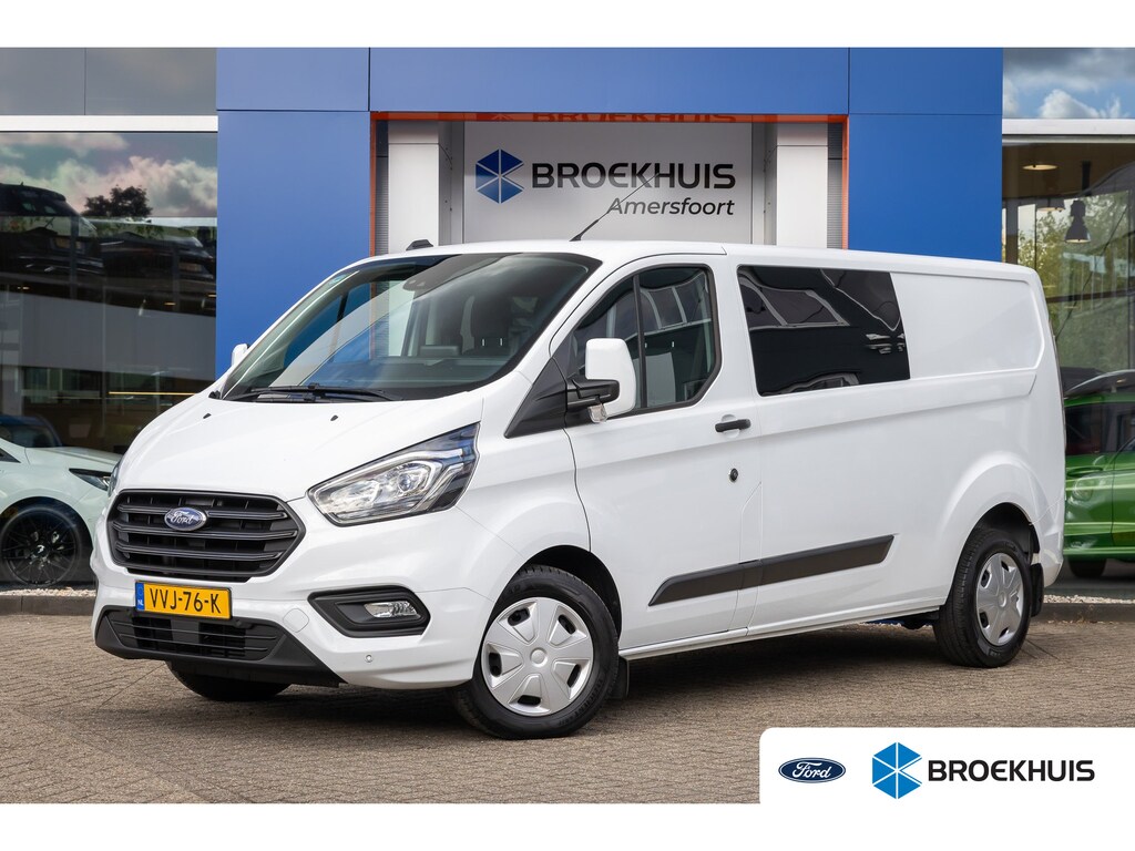 Ford Transit Custom 300 2.0 TDCI L2H1DC Trend | Cruise control adaptief | Camera | Apple Carplay/Android Auto | Navi | Dealer OH! | Achteruitrijcamera | Apple Carplay/Android Auto|telefoonintegratie premium | Cruise control adaptief