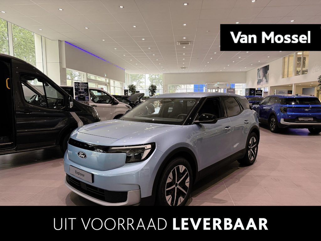 Ford Explorer Style Standard Range RWD 58 kWh Van €42.651 VOOR €39.151| Warmtepomp | Adapt. Cruise | Bliss | Elektr. Stoel + achterklep | 360 Camera | 19'' LMV
