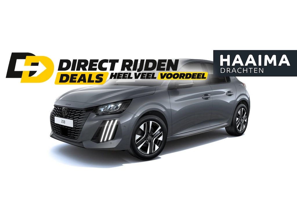 Peugeot 208 1.2 Hybrid 110 e-DCS6 Allure | AUTOMAAT | 360° Camera | Dodehoek detectie | Navigatie | Apple Carplay & Android Auto | Full LED | Demo