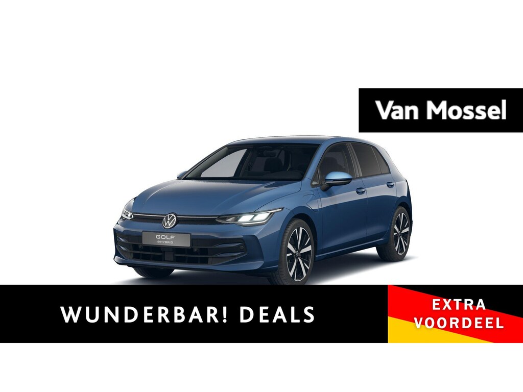 Volkswagen Golf 1.5 eHybrid Life Edition 204PK | Apple carplay | Adaptieve cruis control | Dodehoek sensoren | Stuur en Stoelverwarming | Achteruitrij camera | Climate controle 3 zones | Keyless | 18" inch Catania velgen | Trekhaak | Sfeerverlichting |