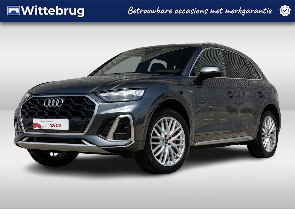 Audi Q5 50 TFSI e 299PK S line exterieur | Panoramadak | Trekhaak | 20 Inch | Achteruitrijcamera |