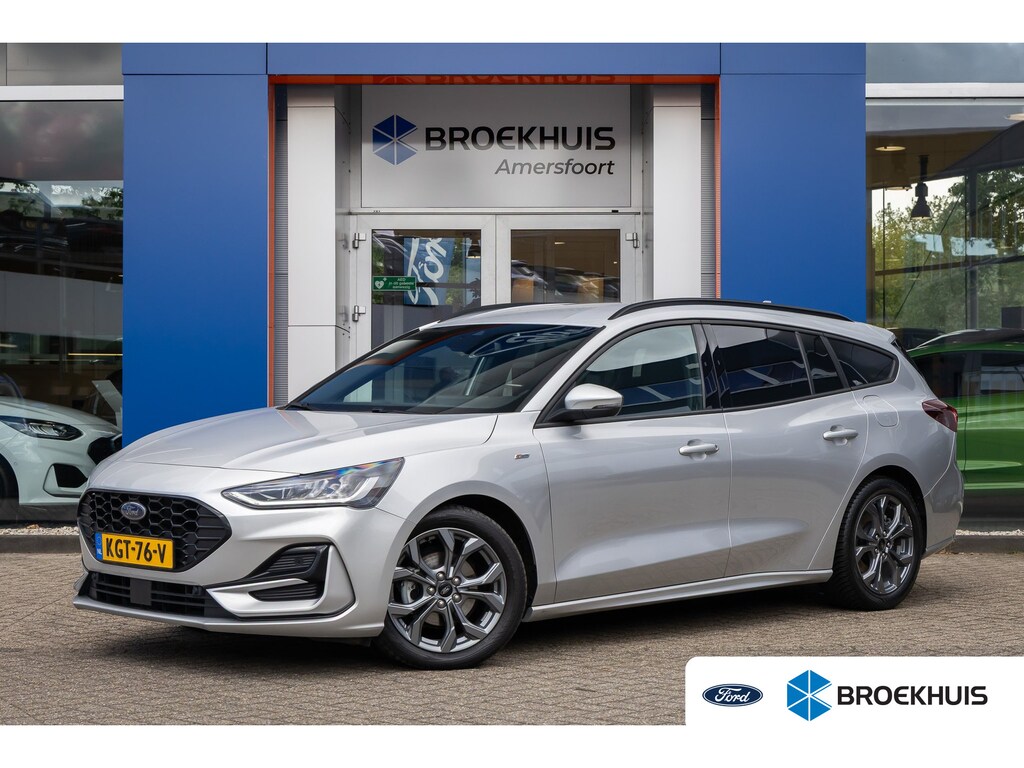 Ford Focus Wagon 1.0 EcoBoost Hybrid ST-Line | Stoel/stuur/voorruit verwarming | Apple Carplay/Android Auto | Cruise control | Full-LED | Navigatiesysteem full map | Apple Carplay/Android Auto|telefoonintegratie premium | Cruise control | Full-LED koplampen