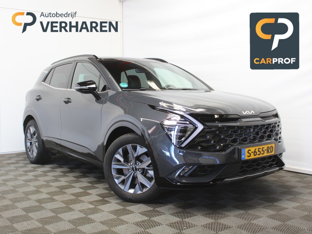 Kia Sportage 1.6 T-GDi Hybrid GT-Line CLIMATE | STOEL/STUURVERW | ELECSTOELVERST | CARPLAY | PANODAK | AFNBTRHAAK | LEDER | DAB | CAMERA | ADAPCRUISE | LED