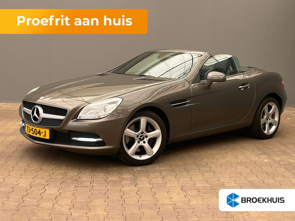 Mercedes-Benz SLK 250 Lederen Bekleding | Airscarf | Stoelverwarming | 18" Lichtmetaal | Navigatie | Cruise | Airco | Airco | Audio-navigatie full map | Cruise control