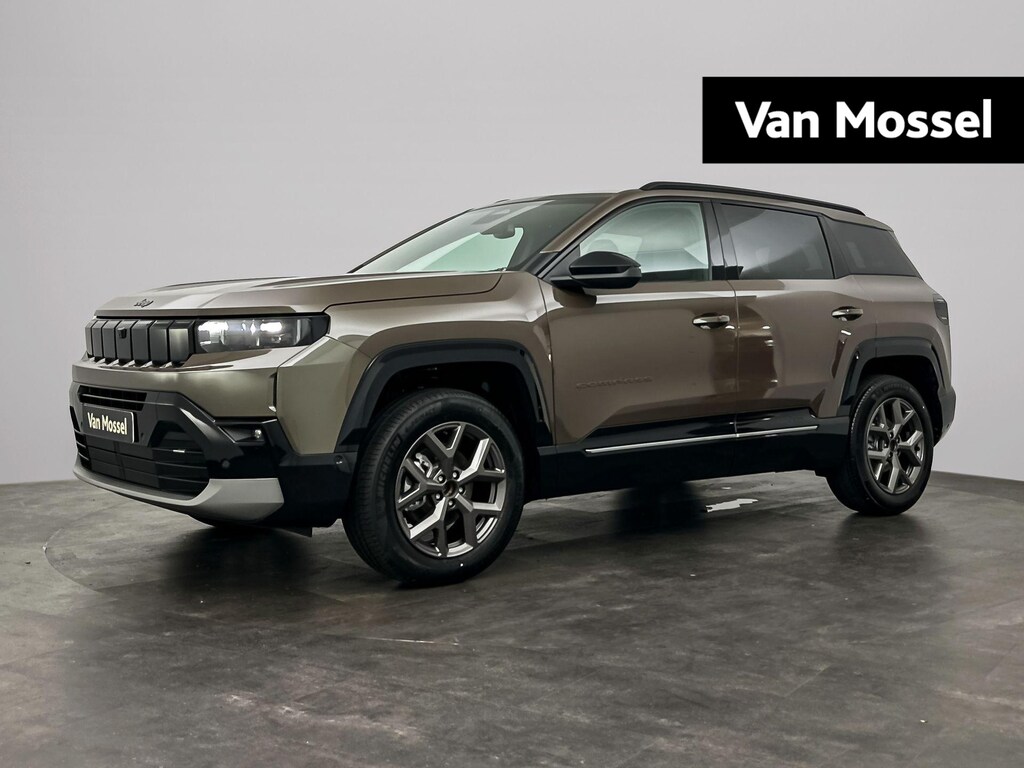 Jeep Compass 1.2 e-Hybrid First Edition | Camera rondom | Navigatie | Stoel&Stuur Verwarming | Massagefunctie Voorstoelen | Stoel Ventilatie | Adaptive Cruise Control | Parkeersensoren Voor&Achter 2 + 6 Jaar Speciale Garantie!