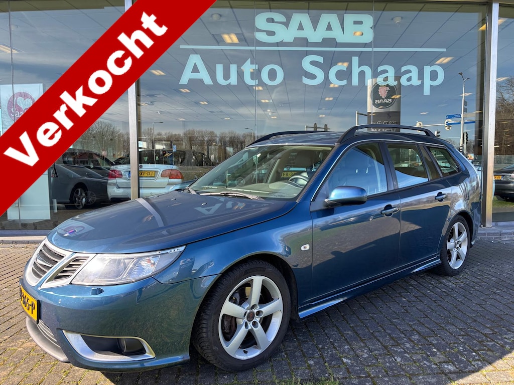 Saab 9-3 Estate 2.8 T V6 Aero Automaat | Rijklaar incl garantie | Carplay/Android Auto Trekhaak Leer Stoelverwarming
