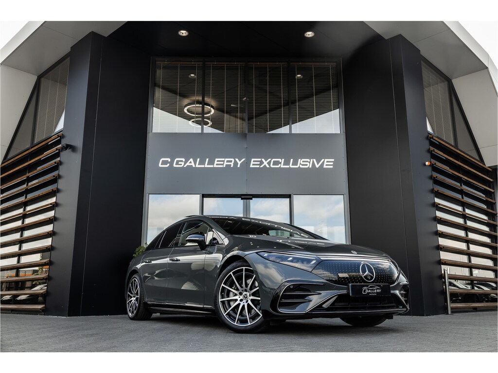 Mercedes-Benz EQS 450+ AMG Line 108 kWh - Origineel NL | Panorama | Burmester | Passenger Display | 4x Stoelkoeling | Massage