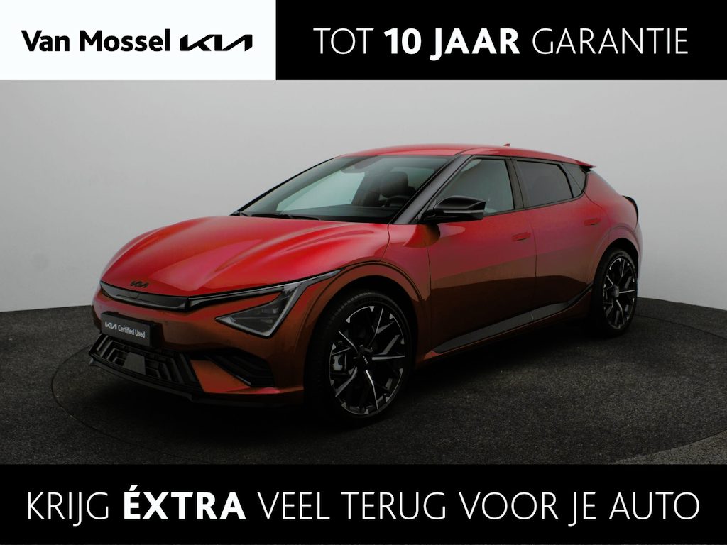 Kia EV6 GT-Line Business Edition 84 kWh | 21-Inch GT-Wielen | Zwarte Typeaanduiding | Verwarmde en verkoelde stoelen | Stuurverwarming | Apple CarPlay