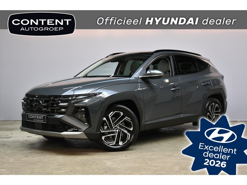 Hyundai Tucson 1.6 T-GDi HEV Aut. Premium Sky I Schuifdak I Beige leder