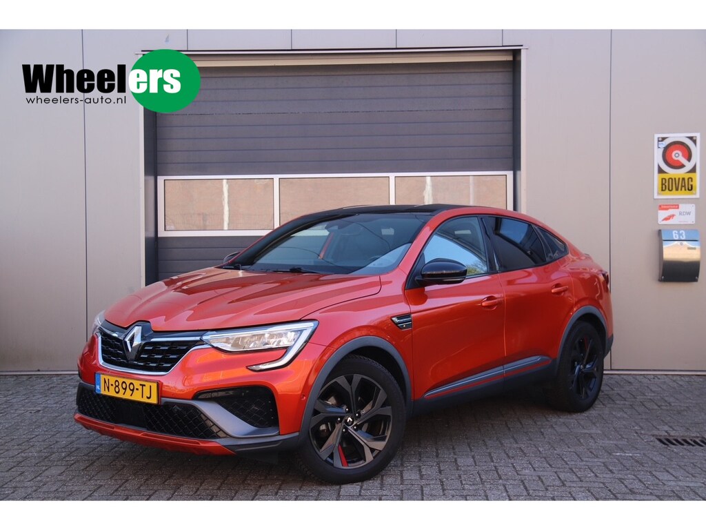 Renault Arkana 1.6 E-Tech Hybrid 145 R.S. Line Orange Valencia, Stoel & Stuurverwarmd, Camera, Navi