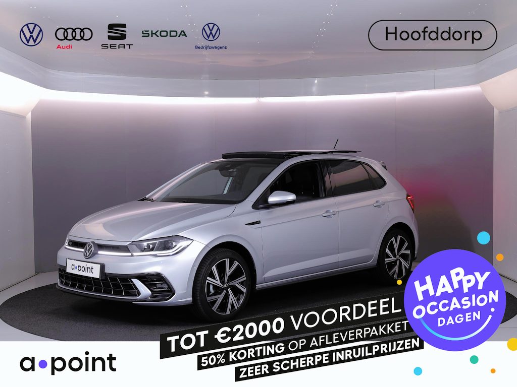 Volkswagen Polo 1.0 TSI R-Line Edition | Private lease vanaf €565 | 95 pk | Automaat | Panoramisch schuif/kantel dak | Verwarmbare voorstoelen