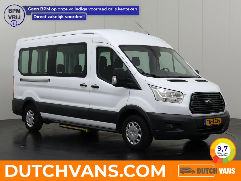 Ford Transit Kombi 2.0TDCI L3H2 | Personenbus | 9-Persoons | € 19900,-- Incl BTW/BPM,-- | Airco | Camera | Cruise