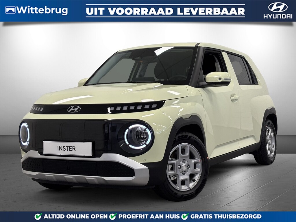Hyundai Inster Pulse 49 kWh VOLLEDIG ELEKTRISCH NAVIGATIE | LICHTMETALEN VELGEN | GETINT GLAS | VOORRAADVOORDEEL! Uit voorraad leverbaar!