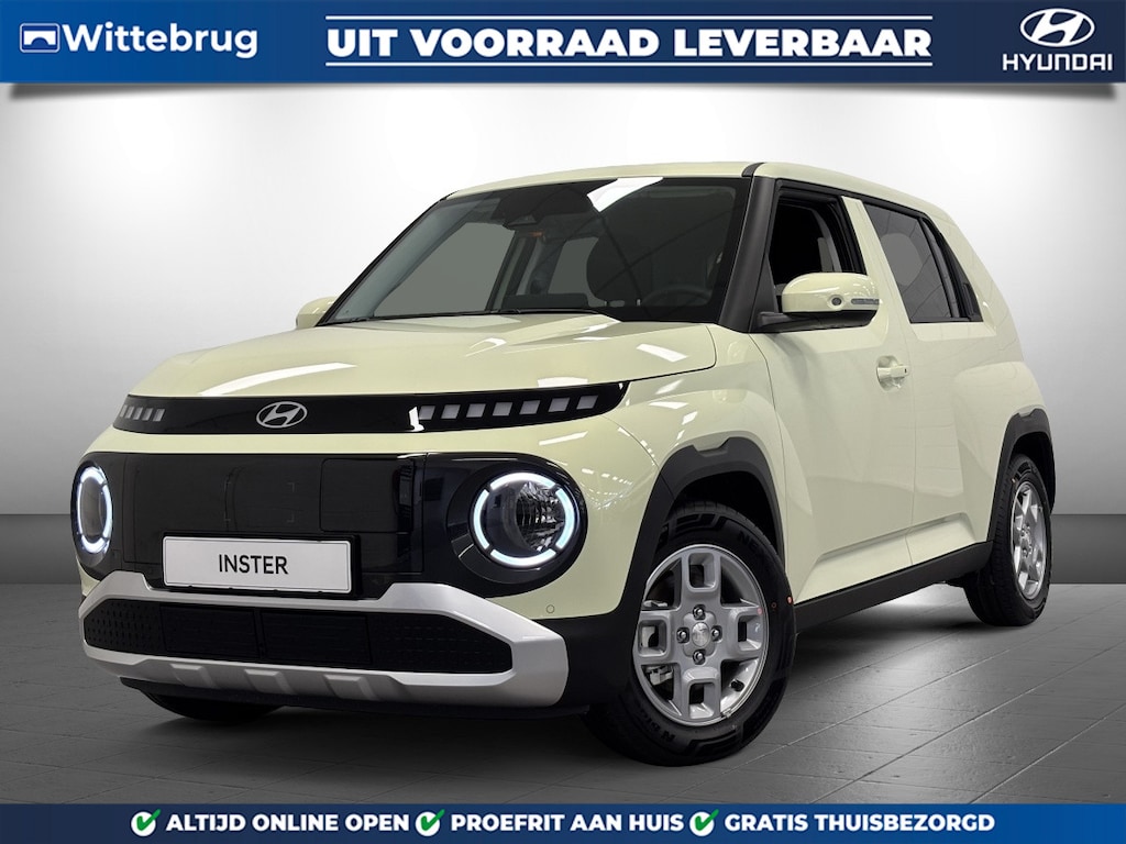 Hyundai Inster Pulse 49 kWh VOLLEDIG ELEKTRISCH + WINTER PACK I NAVIGATIE | LICHTMETALEN VELGEN | GETINT GLAS | VOORRAADVOORDEEL! Uit voorraad leverbaar!